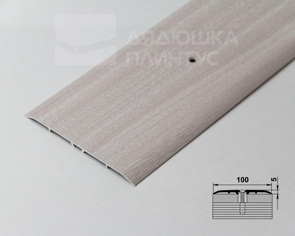 Порог одноуровневый ПС 05.900.106 Ясень белый