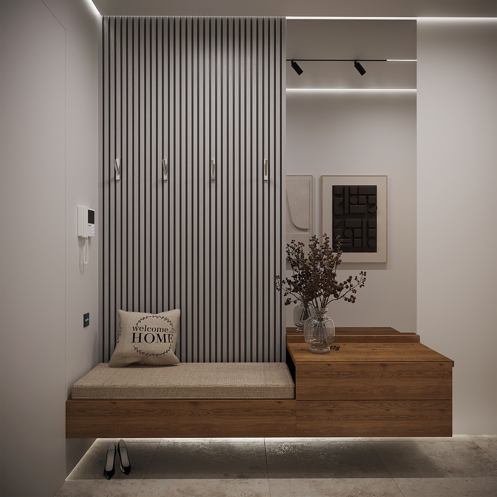 Панель МДФ 3D Лайн Модерн 165*2750мм. L03 Ель серебристая