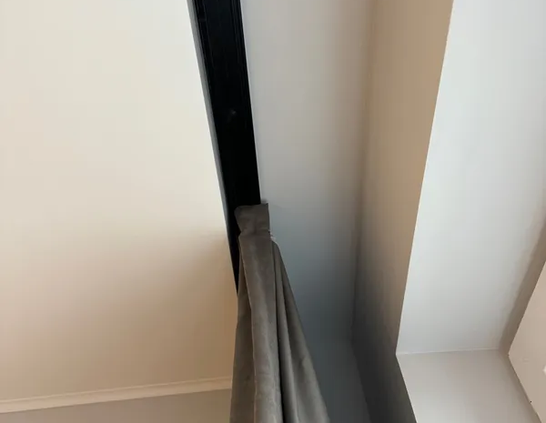 Карниз Шина черный комплект 3-х ряд ПВХ Волшебная палочка 3,6м