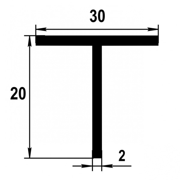 Тавр 30*20 мм Тп 06.2000.502л Золото. Цена за 5 штук.