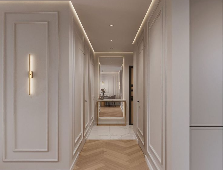 Молдинг из полистирола высокой плотности NMC Wallstyl WL1 Белый