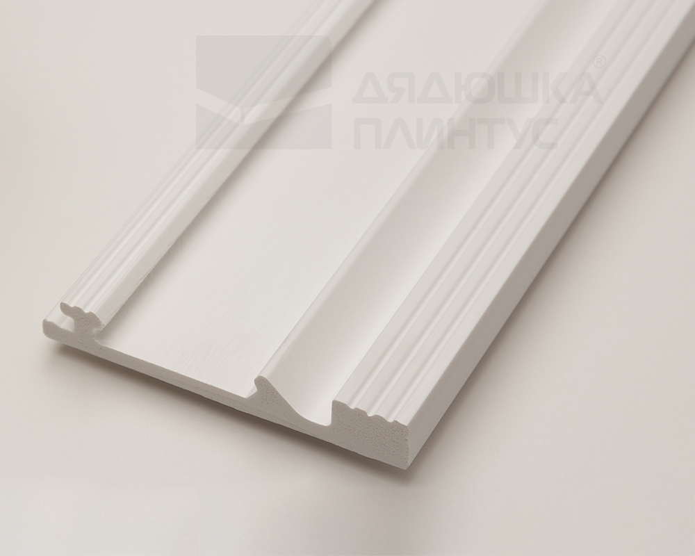 Плинтус СОЛИД 1 UHD 28/100С 99*15*2000 Белый под покраску