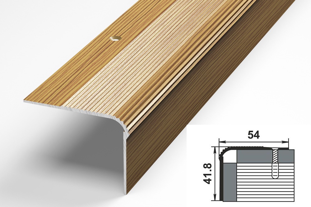 Порог угловой ПУ 02.900.076 Бамбук