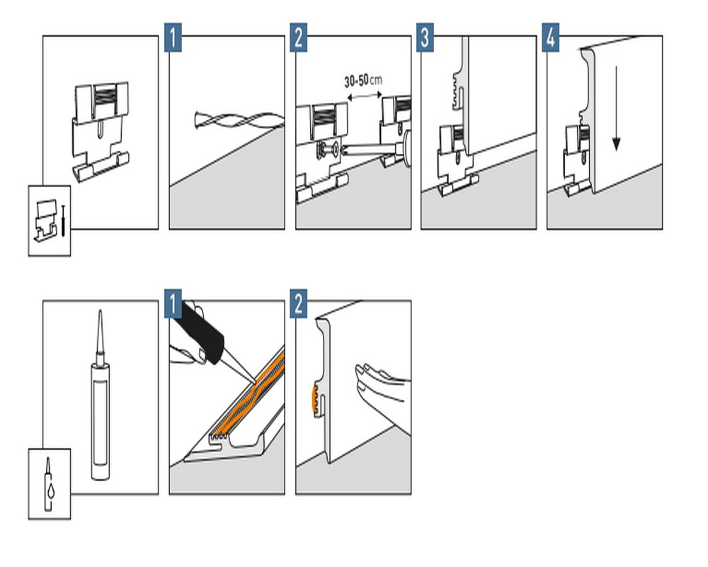 Плинтус Arbiton VIGO60 162 Дуб Корнуолл 2,2 м