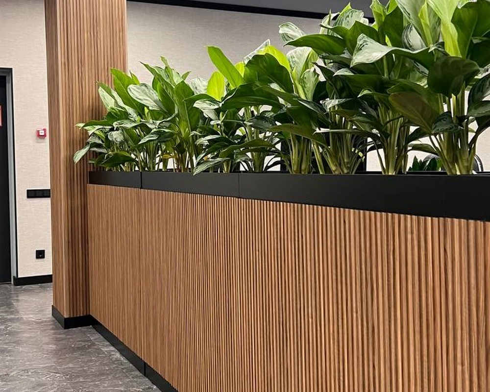 Панель МДФ ACUPAN 61.08.122501.92 трапеция 12х122х2760 мм Орех светлый