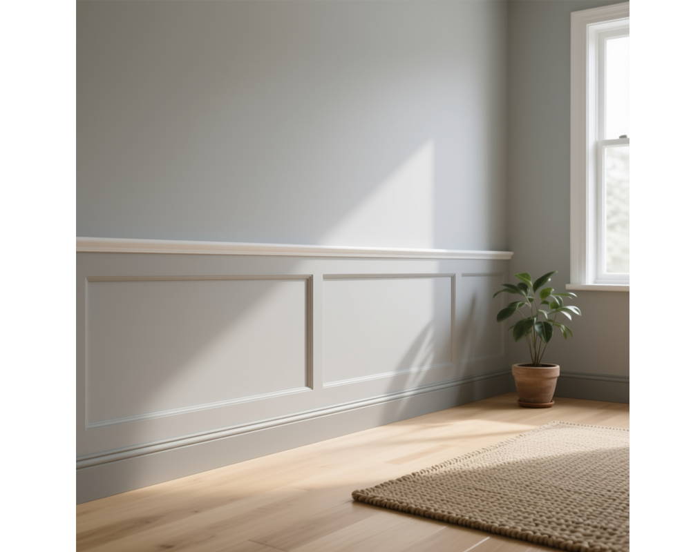 Плинтус СОЛИД 1 UHD 01/80 80*12*2000. Белый под покраску