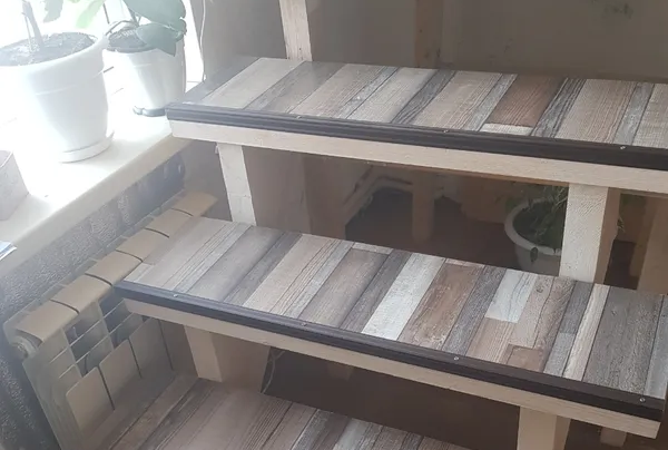 Порог угловой ПУ 01.900.061 Дуб мокко