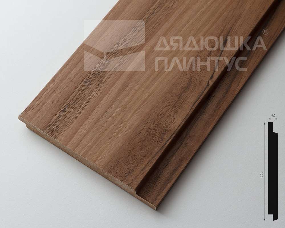 Панель МДФ ACUPAN 61.08.122503.92 плоская 12х122х2760 мм Орех светлый