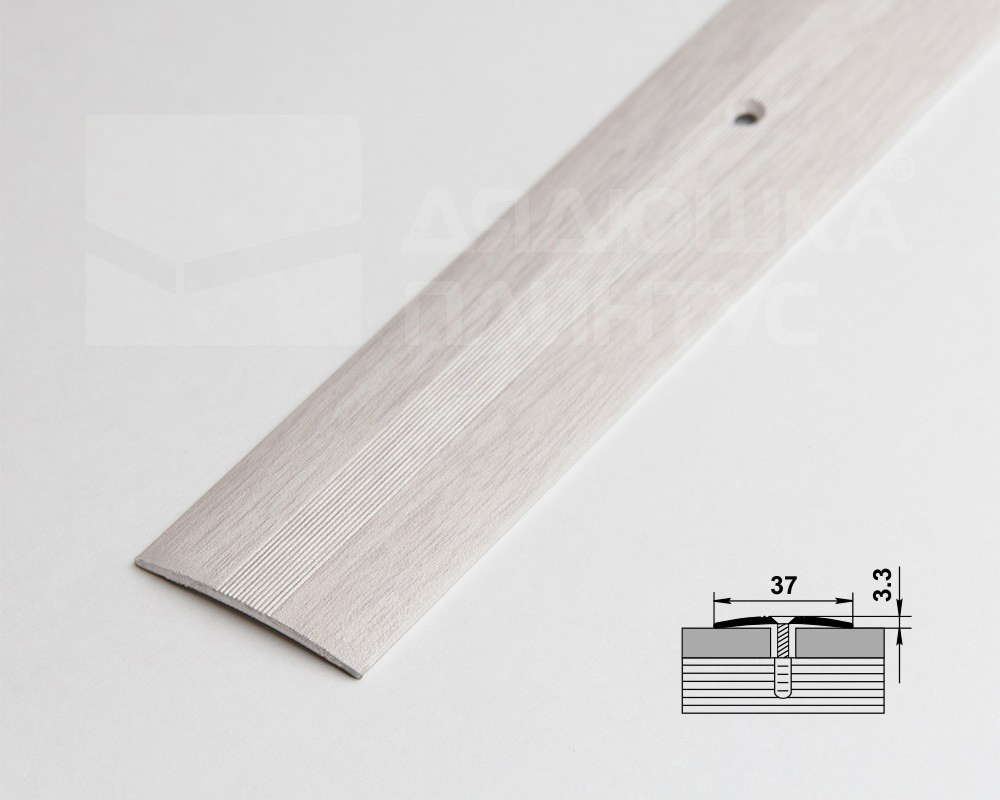 Порог одноуровневый ПС 03.1800.106 Ясень белый