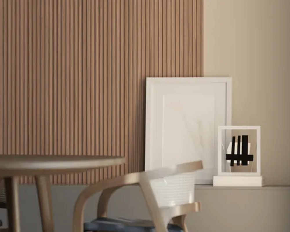 Панель МДФ ACUPAN 61.08.122501.92 трапеция 12х122х2760 мм Орех светлый