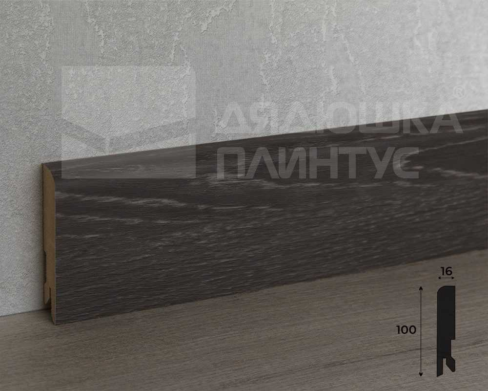 Плинтус МДФ Лука Пл 100-1МДФ.2700.Point line 24054 Филадельфия графит