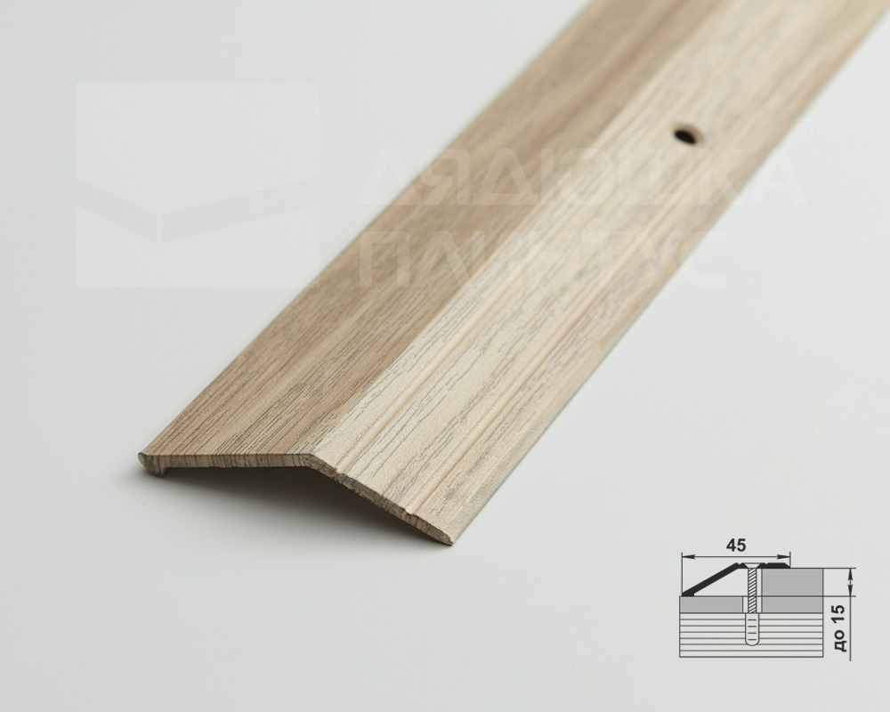 Порог разноуровневый ПР 04.900.089 Клен беленый