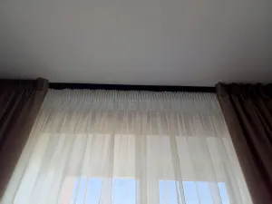 Карниз Шина черный комплект 3-х ряд ПВХ Волшебная палочка 3,6м