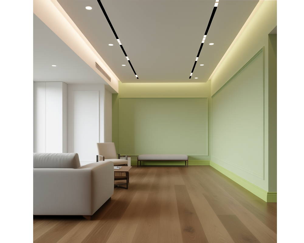 Плинтус из полистирола высокой плотности NMC Wallstyl FB1 Белый