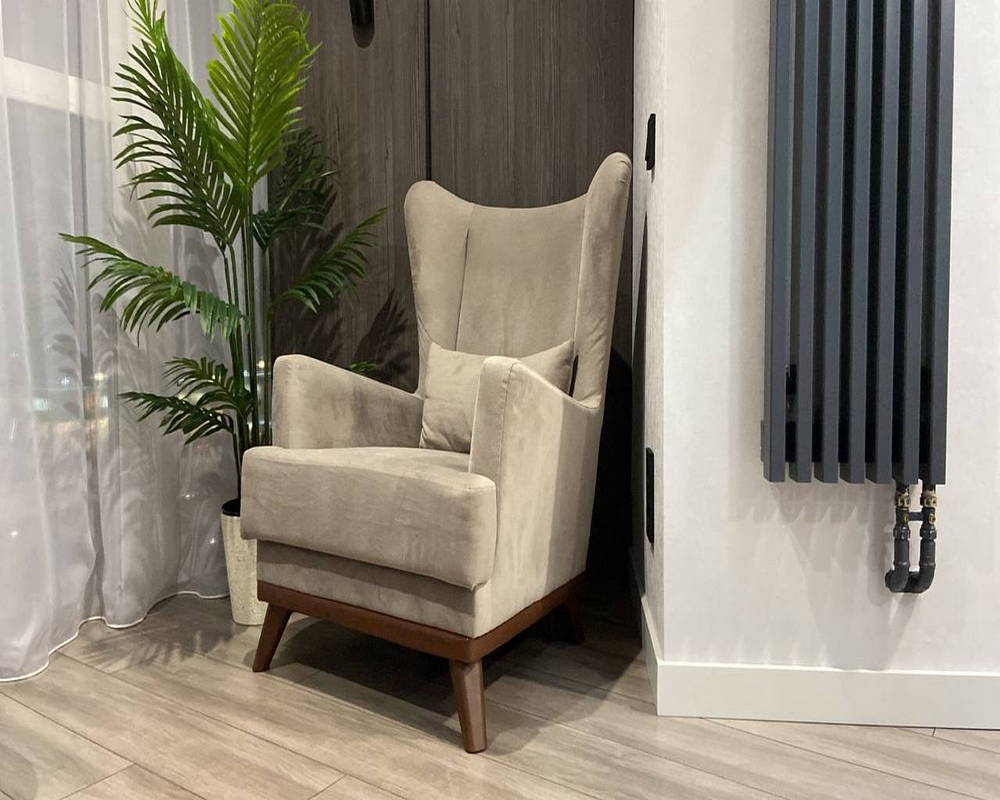 Плинтус из полистирола высокой плотности Волшебная Палочка. Окрашенная. 80мм 2м. RAL 9005