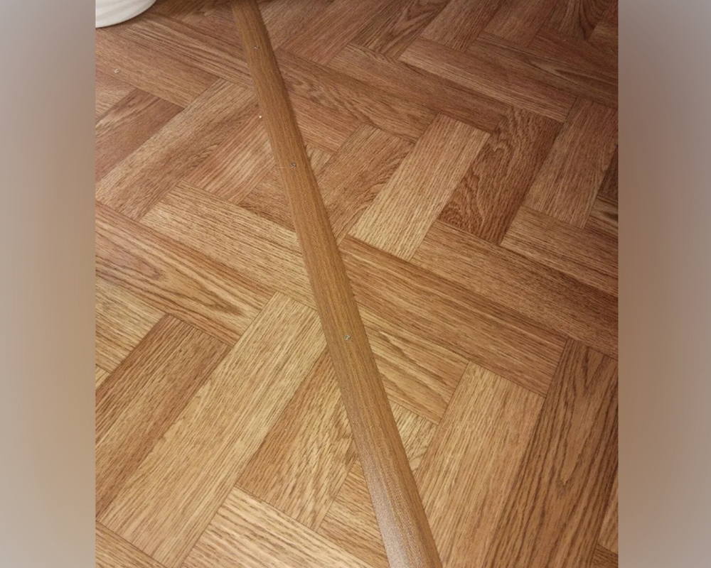 Порог одноуровневый ПС 01.900.083н Бук натуральный