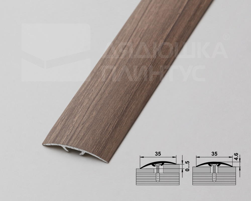 Порог одноуровневый ПС 04-3.2700.2R159 Дуб английский