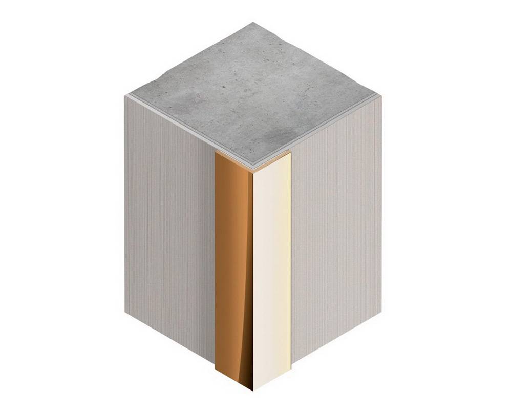 PVL90-03 Угол латунь Брашированная 10х10мм 2.7м