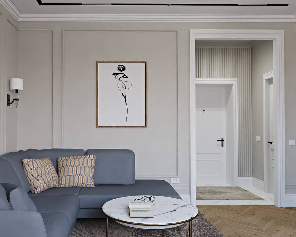 Карниз потолочный NMC WT26 75*75*2000 Белый под покраску