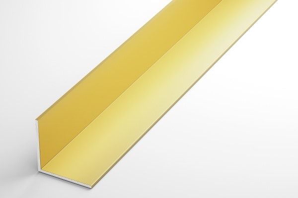 Уголок равнополочный 30х30 мм Уп 12.2000.502л Золото. Цена за 5 штук.