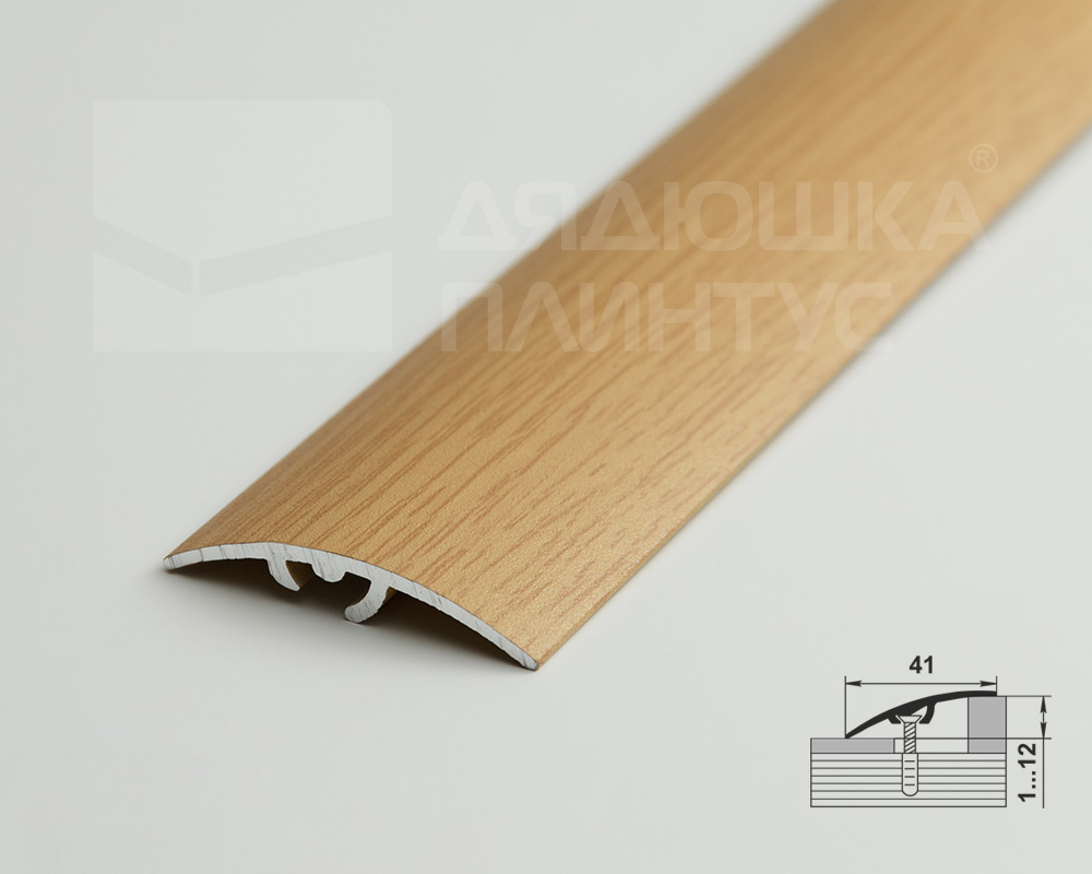 Порог разноуровневый ПР 06.1800.082 Дуб светлый