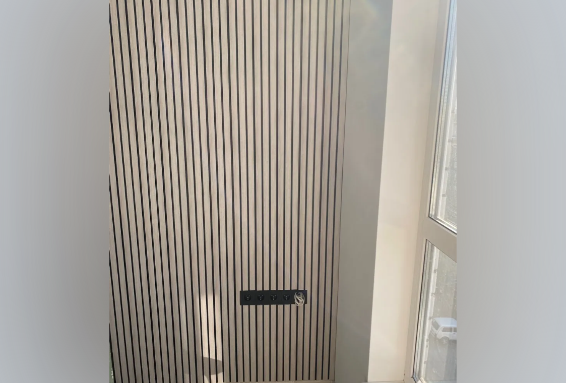 Панель вспененный полистирол ГРЕЙС 3D RAIL 120*2700 мм.  Ель