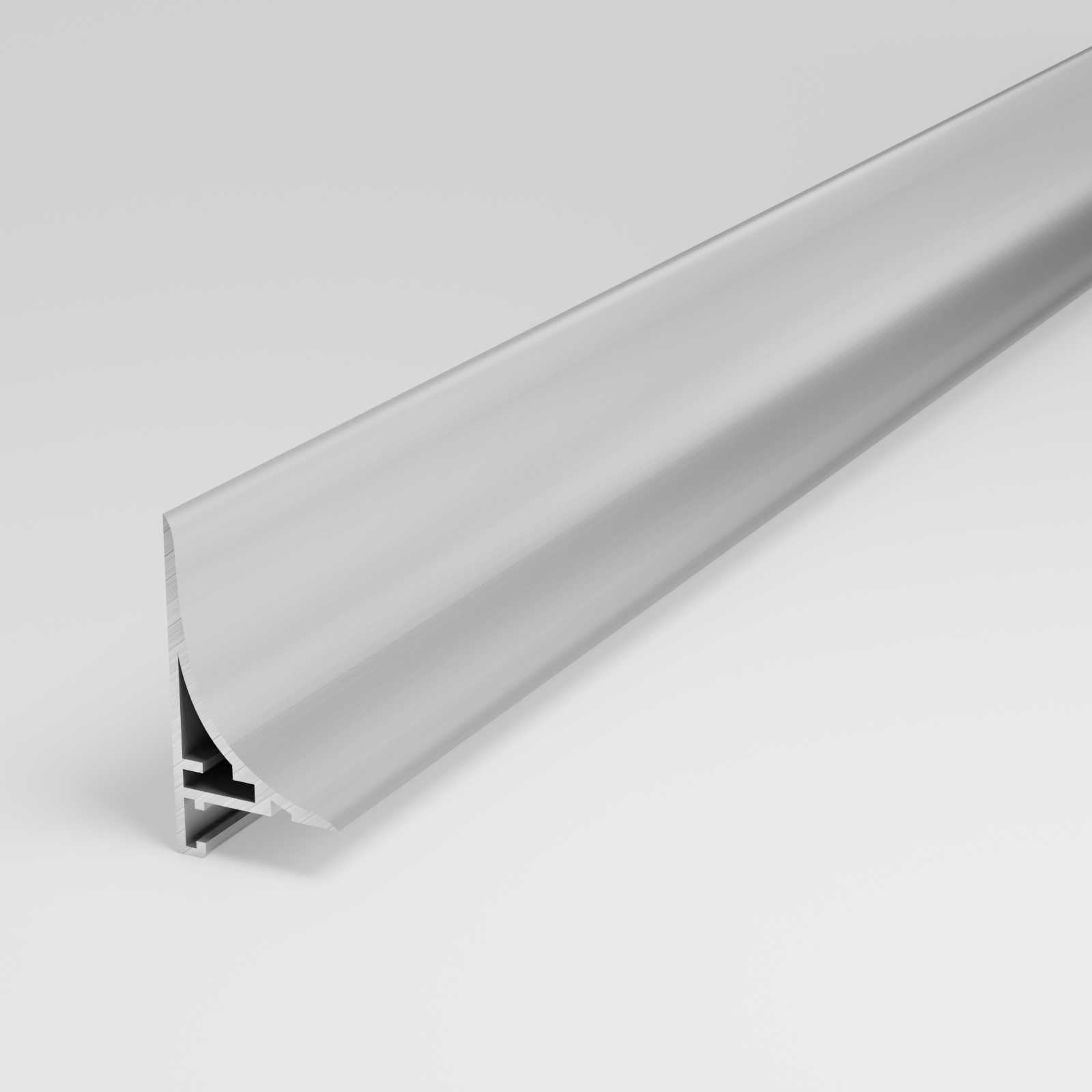 Антиплинтус алюминиевый Апл 04.2700.001 Без покрытия