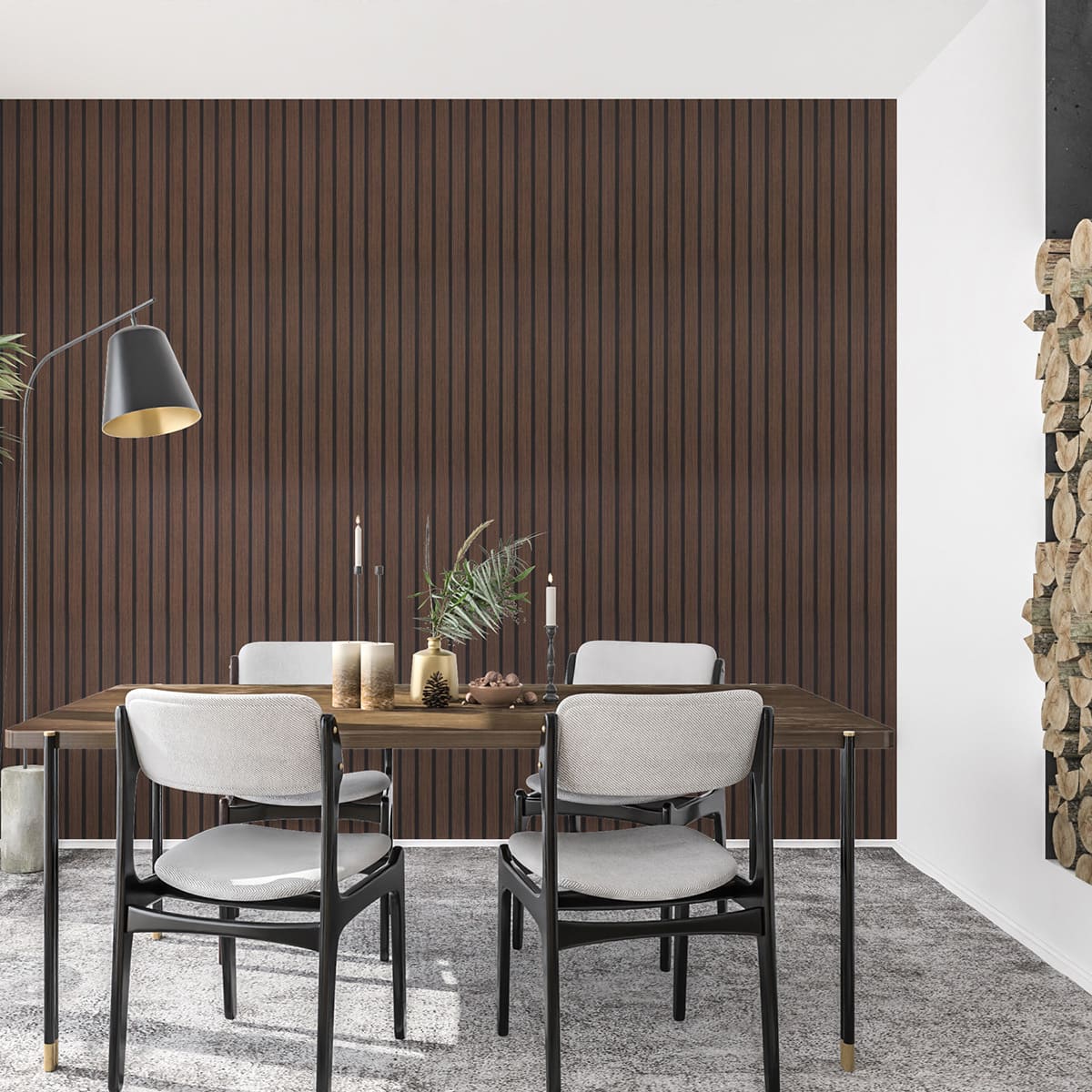 Панель вспененный полистирол ГРЕЙС 3D RAIL 120*2700 мм.  Ятоба