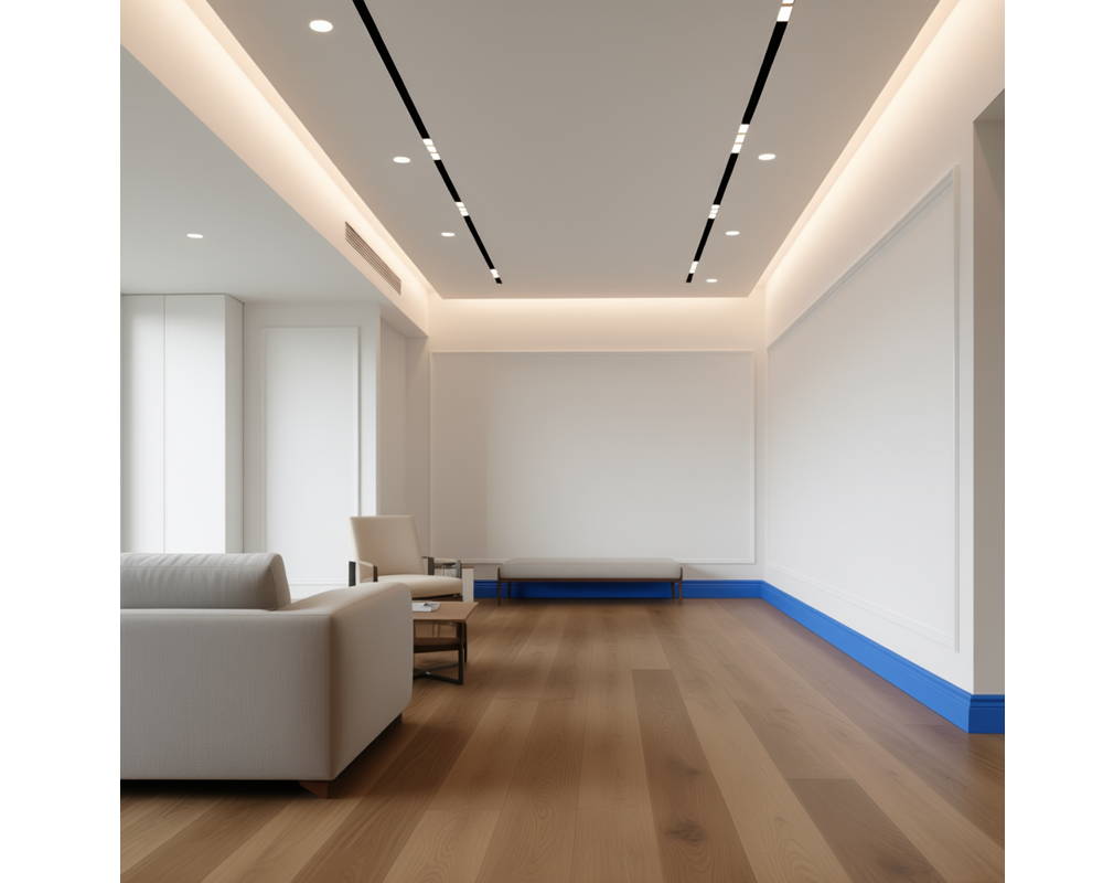 Плинтус из полистирола высокой плотности HI WOOD B150 149мм х 26мм х 2,0м.