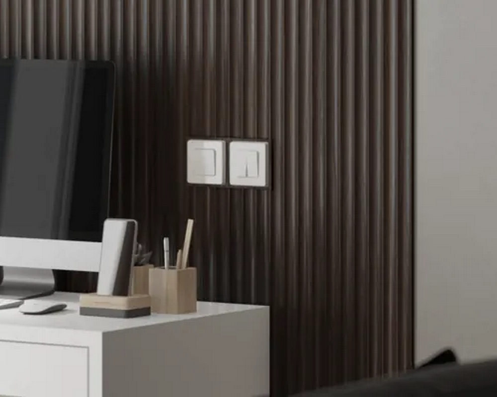 Панель МДФ ACUPAN 61.08.122506.94 волны 12х122х2760 мм Эльм коричневый