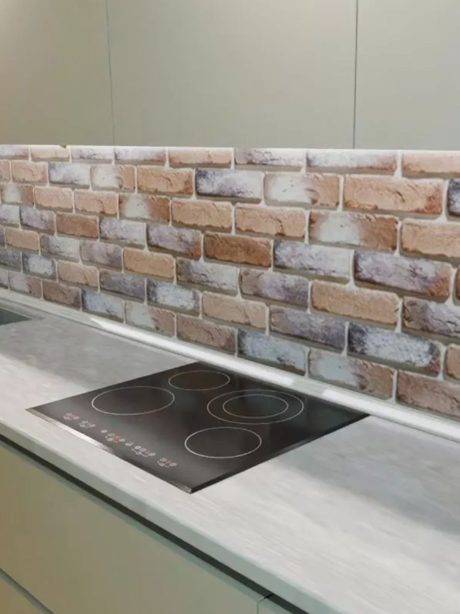 Панель ПВХ ГРЕЙС 980*498 10шт/уп Камень Ракушечник бежевый. Цена указана за 4,89 м²