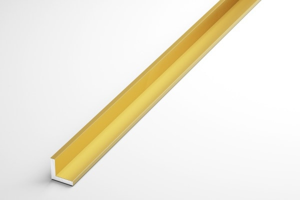 Уголок равнополочный 10х10 мм Уп 01.2000.502л Золото. Цена за 5 штук.