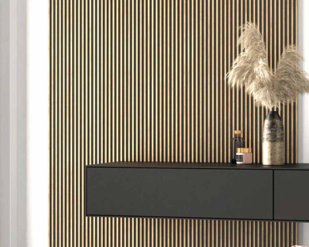 Панель МДФ ACUPAN 61.08.122501.94 трапеция 12х122х2760 мм Эльм коричневый