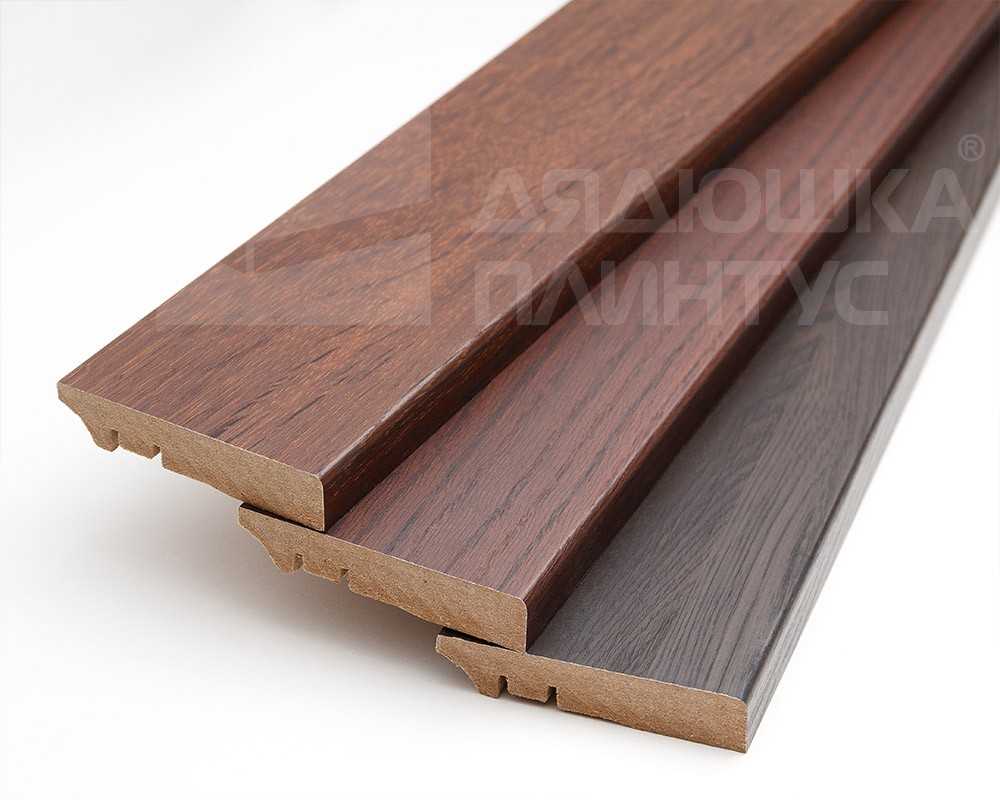 Плинтус МДФ Волшебная палочка. Гарден .206 Дуб коричневый