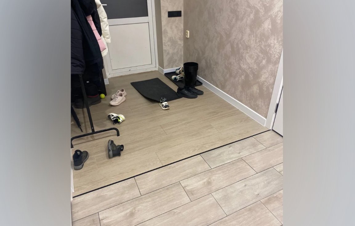 PVS91-21 Профиль Т-образный нержавеющая сталь Антрацит зеркальный 20мм х 2.7м