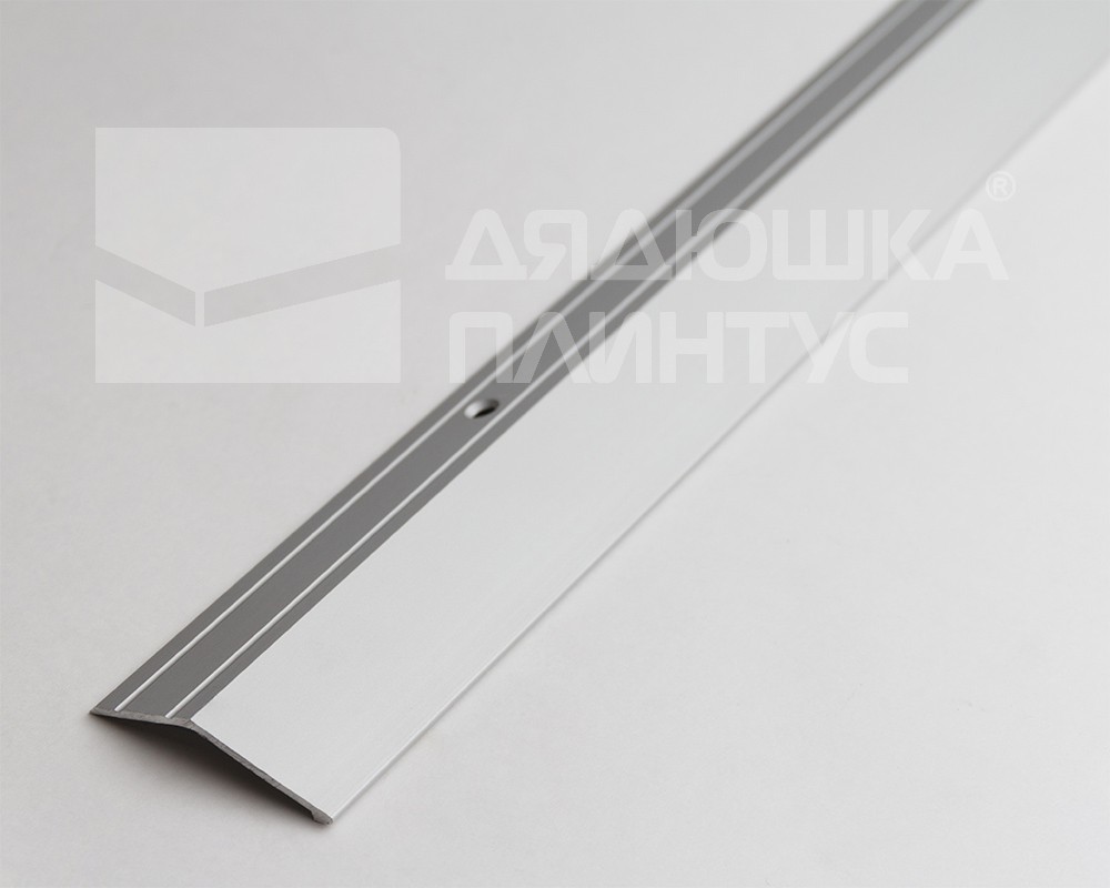 Порог разноуровневый ПР 04.1800.01л Серебро