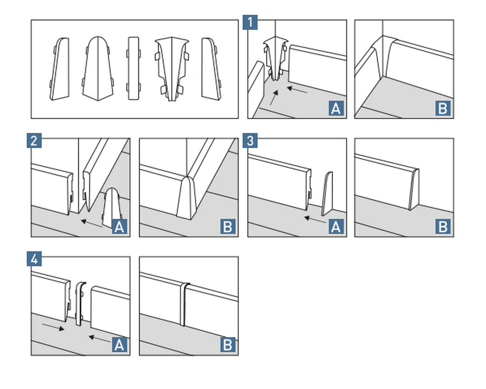 Плинтус Arbiton VIGO60 191  Дуб кинесава 2,2 м