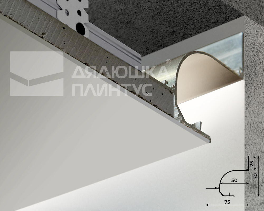 Теневой профиль Decaro Engineering D006 под покраску 2 м