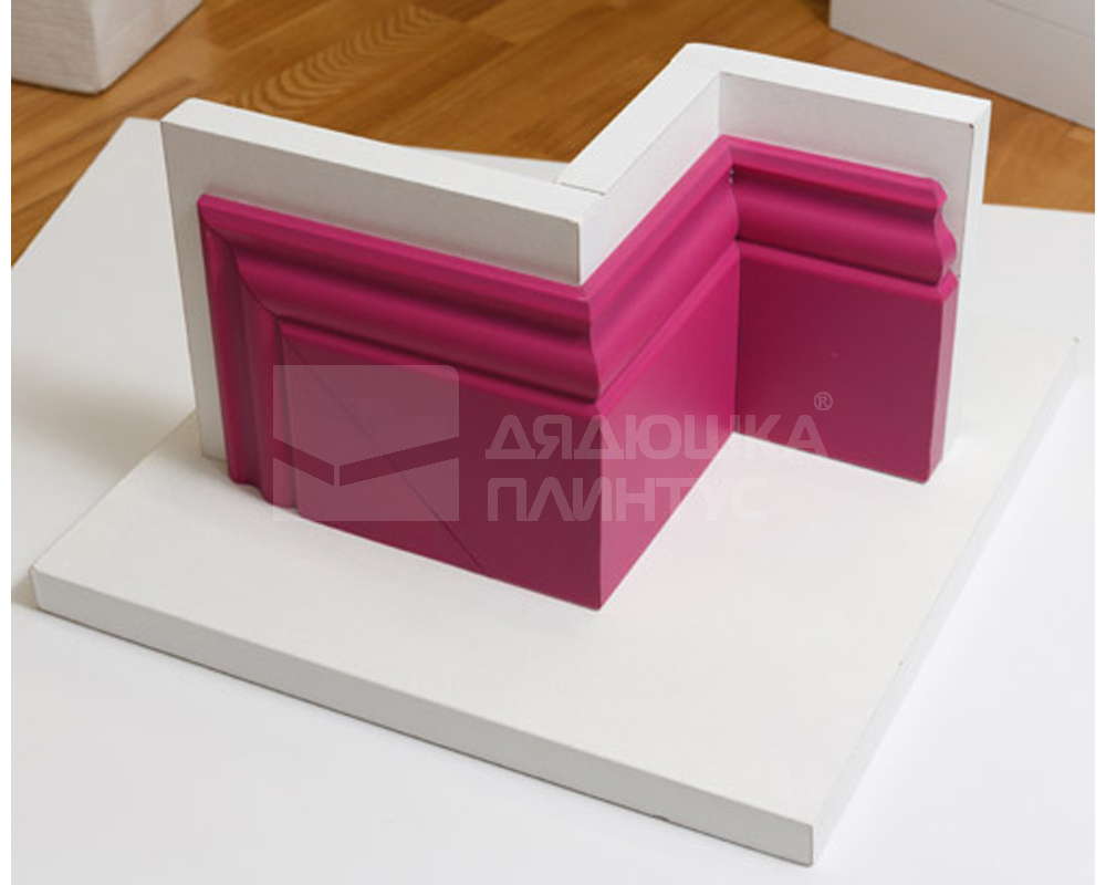 Плинтус из полистирола высокой плотности NMC Wallstyl FL1 Белый