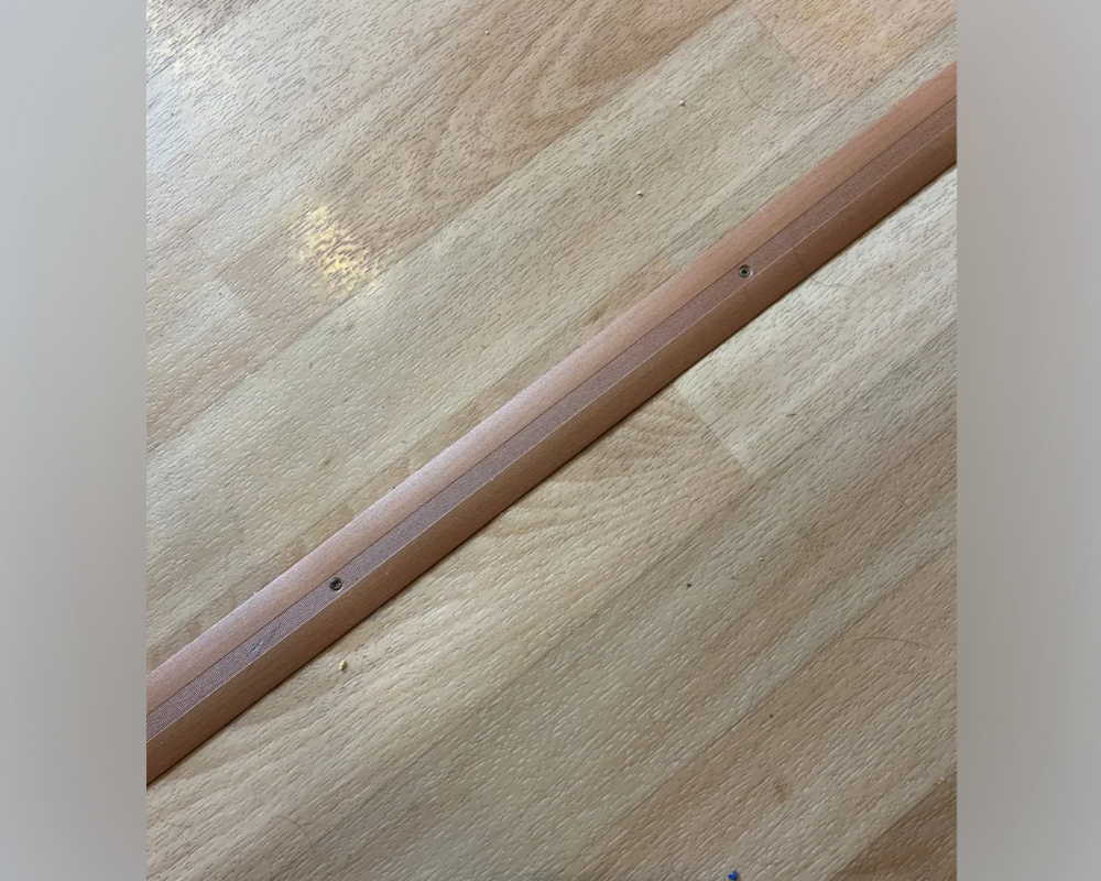 Порог одноуровневый ПС 03.1800.083н Бук натуральный