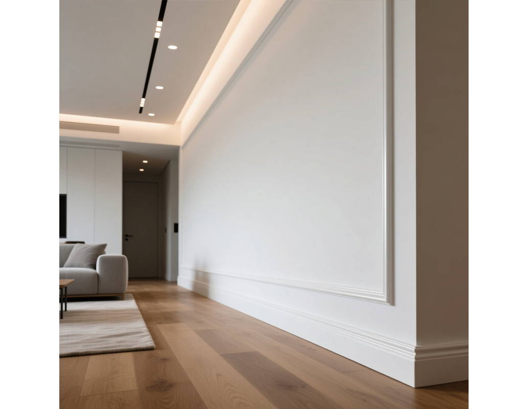 Плинтус ПОЛИСТИРОЛ HI WOOD B180V2 180мм х 24мм х 2,0м. Окраска включена в стоимость