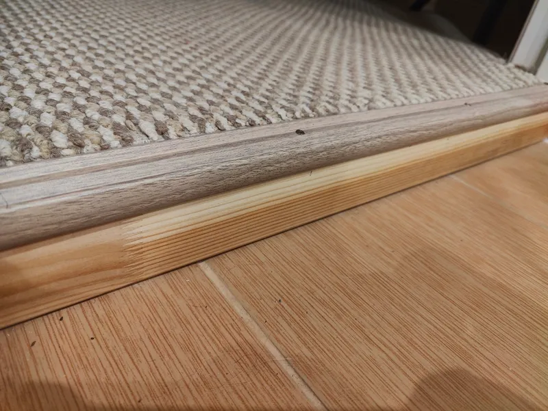 Порог угловой ПУ 06.1800.088 Орех