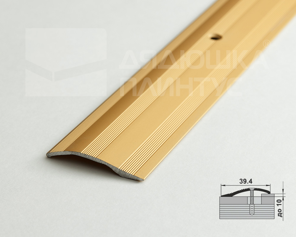 Порог разноуровневый ПР 02.1800.02л Золото