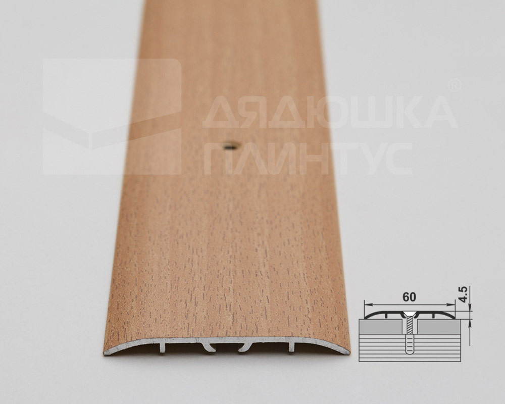 Порог одноуровневый ПС 07-1.2700.243 Бук кантри