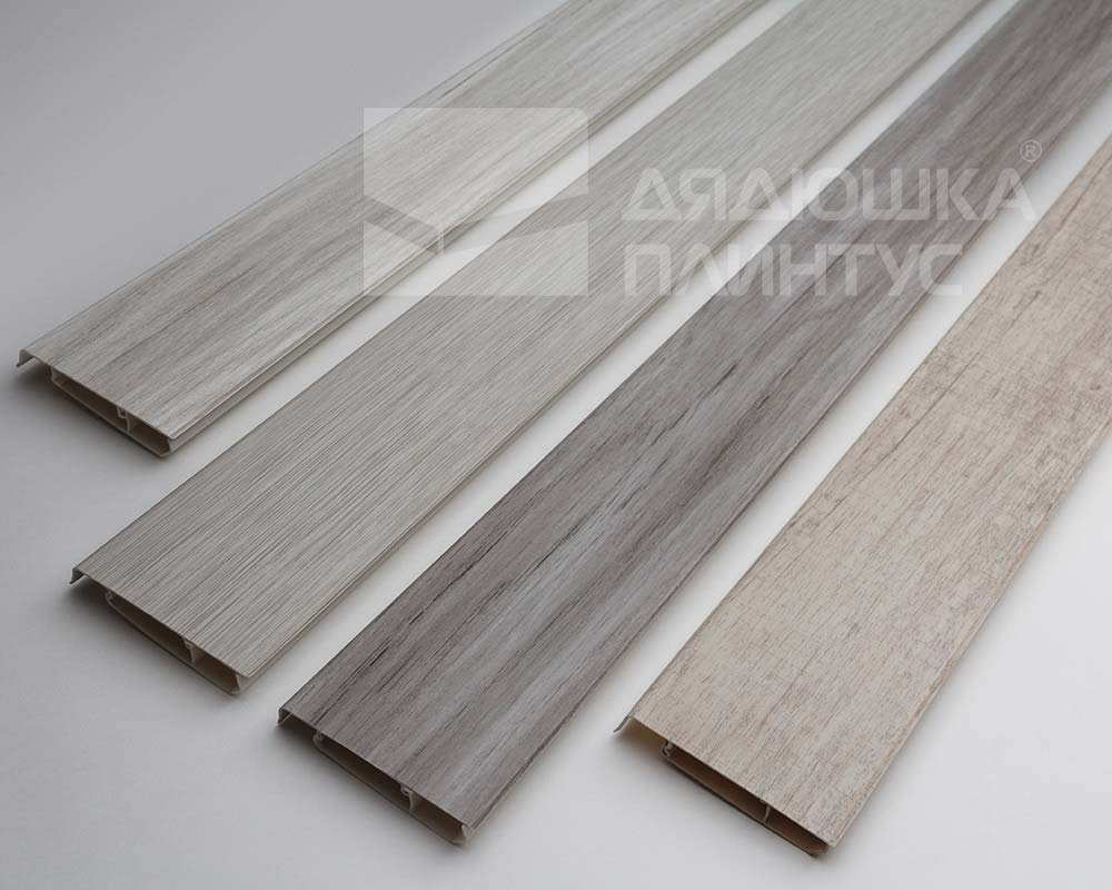 Плинтус ПВХ   MAGIC STIСK 77мм 2,2 м MS115 Орех европейский