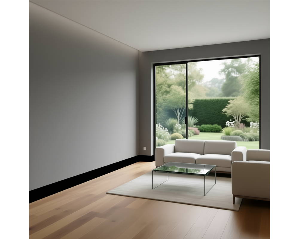 Плинтус ПОЛИСТИРОЛ HI WOOD BE55 55мм х 15мм х 2,0м. Окраска включена в стоимость