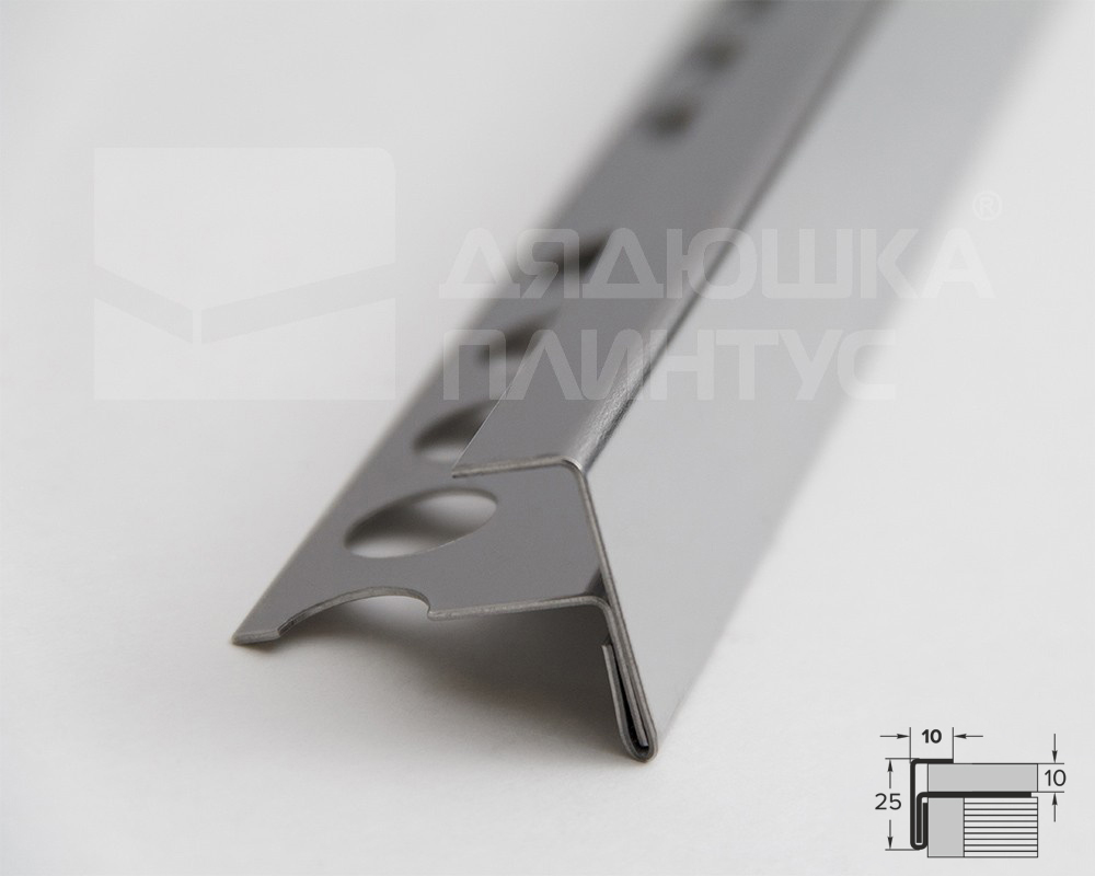 Профиль угловой ПУ 13-10НСП.2700.001 Полированный