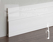 Плинтус из полистирола высокой плотности HI WOOD B180V2 180мм х 24мм х 2,0м.