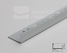 Профиль окантовочный Волшебная палочка Expert MSPKE 01.2700.01L 10мм 2,7м Серебро Люкс